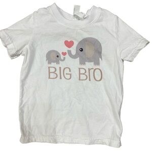 Rabbit Skins Big Bro Elephant T-Shirt Size 2T